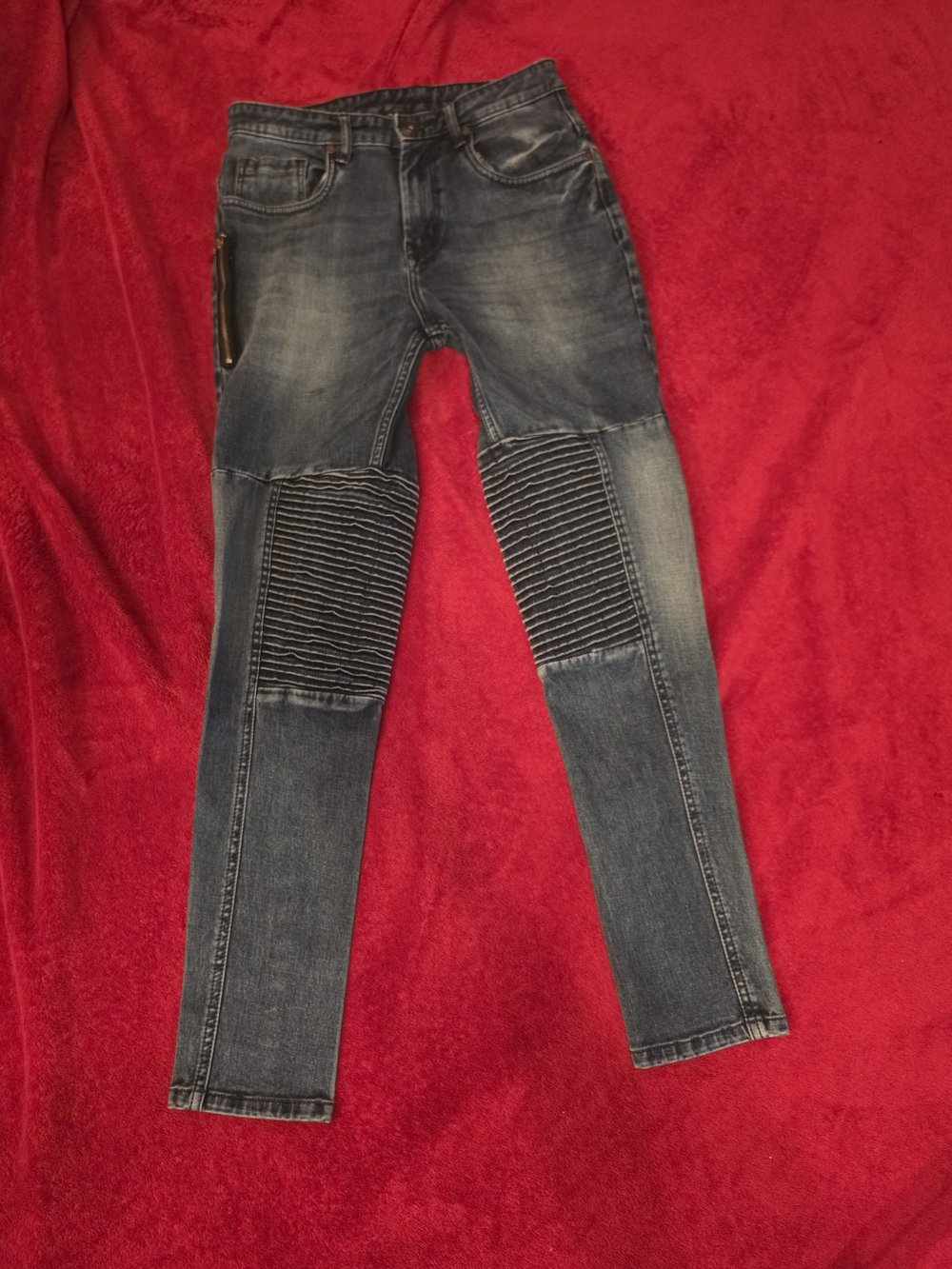 KOOVS Denim Moto Biker Jeans – Men’s Size 30